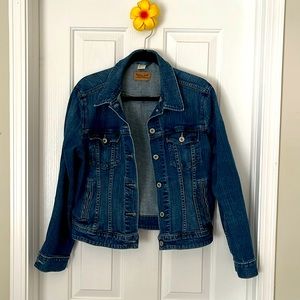 VGUC Levi’s Strauss Jean Crop Denim Jacket SIZE XL.